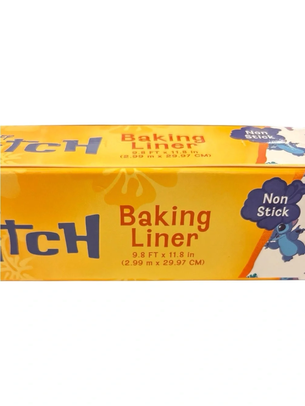 Disney Stitch Non-Stick Baking Liner Roll - Yellow & Blue